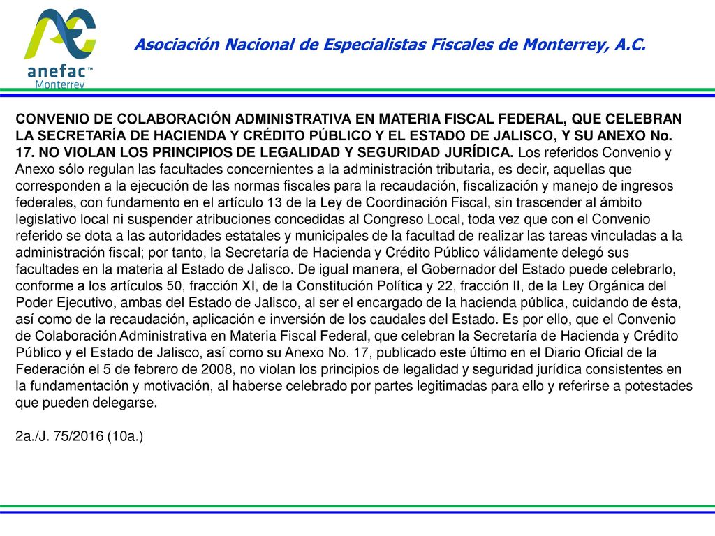 Asociación Nacional de Especialistas Fiscales de Monterrey, A.C.