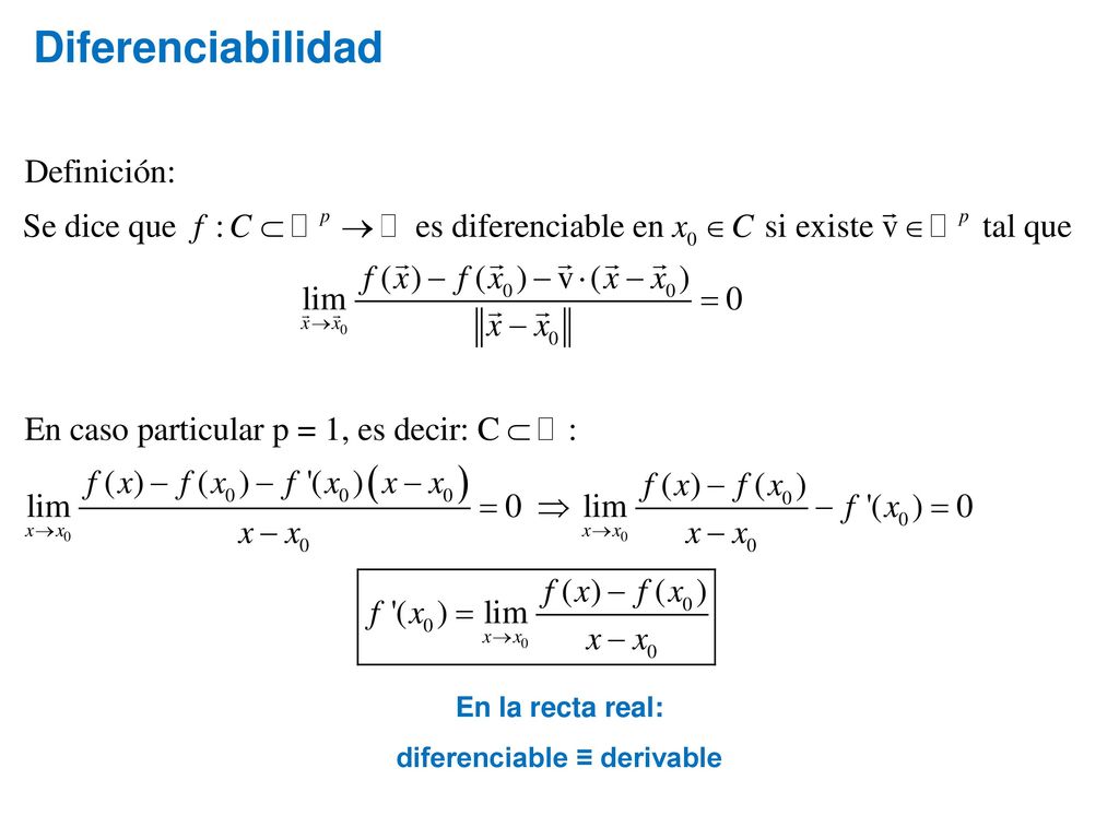 CÁLCULO DIFERENCIAL EN FUNCIONES DE VARIAS VARIABLES - ppt descargar