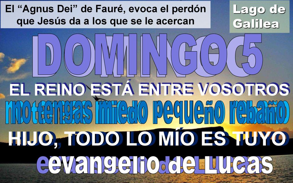 FILL, TOT EL MEU ÉS TEU FILL, TOT EL MEU ÉS TEU