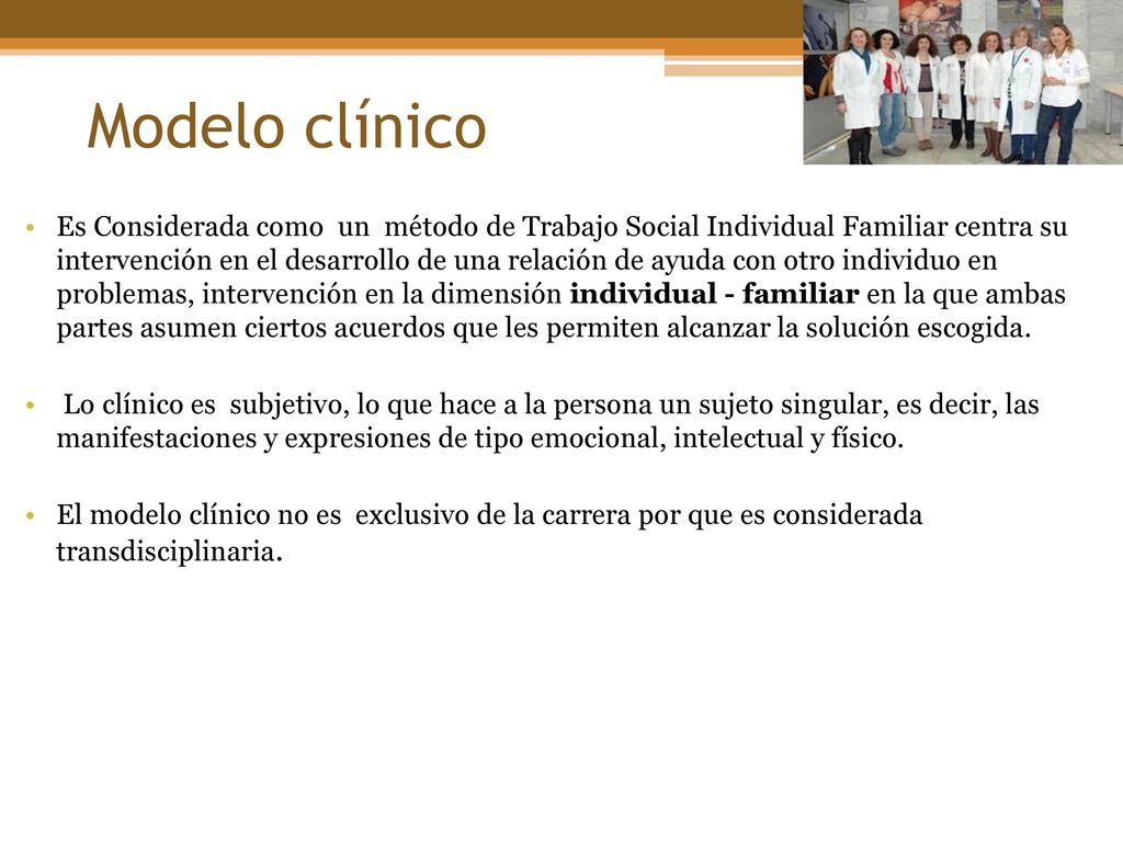Introducir 66+ imagen modelo clinico en trabajo social