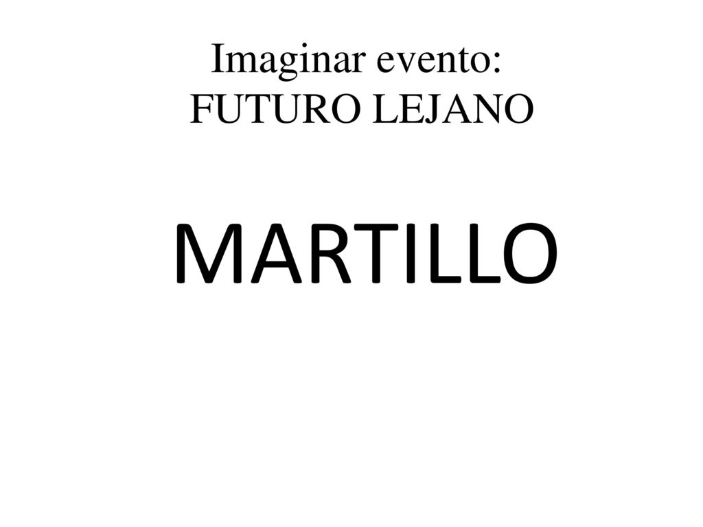 Imaginar evento: FUTURO LEJANO