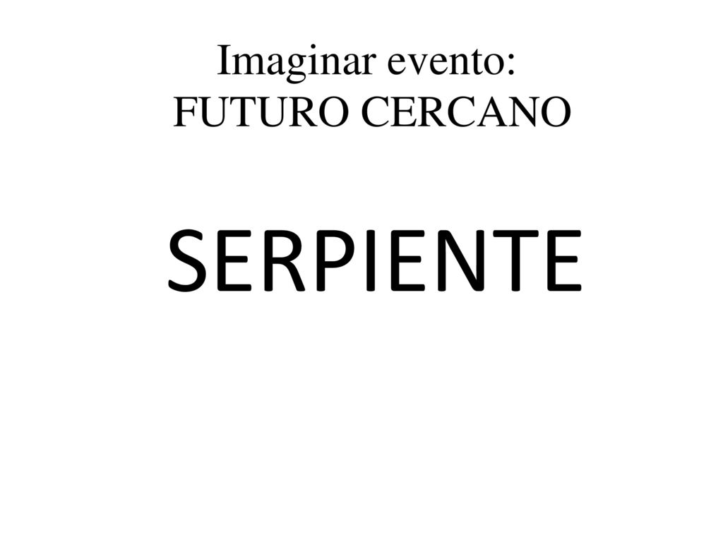 Imaginar evento: FUTURO CERCANO