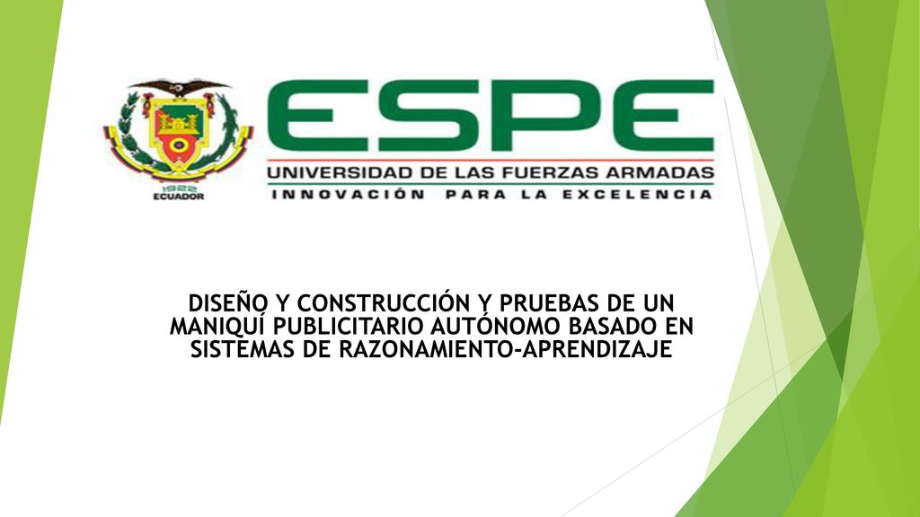 DISEÑO Y CONSTRUCCIÓN Y PRUEBAS DE UN MANIQUÍ PUBLICITARIO AUTÓNOMO BASADO EN SISTEMAS DE RAZONAMIENTO-APRENDIZAJE