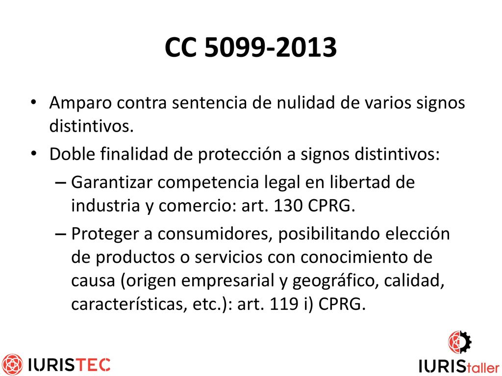 CC Amparo contra sentencia de nulidad de varios signos distintivos. Doble finalidad de protección a signos distintivos: