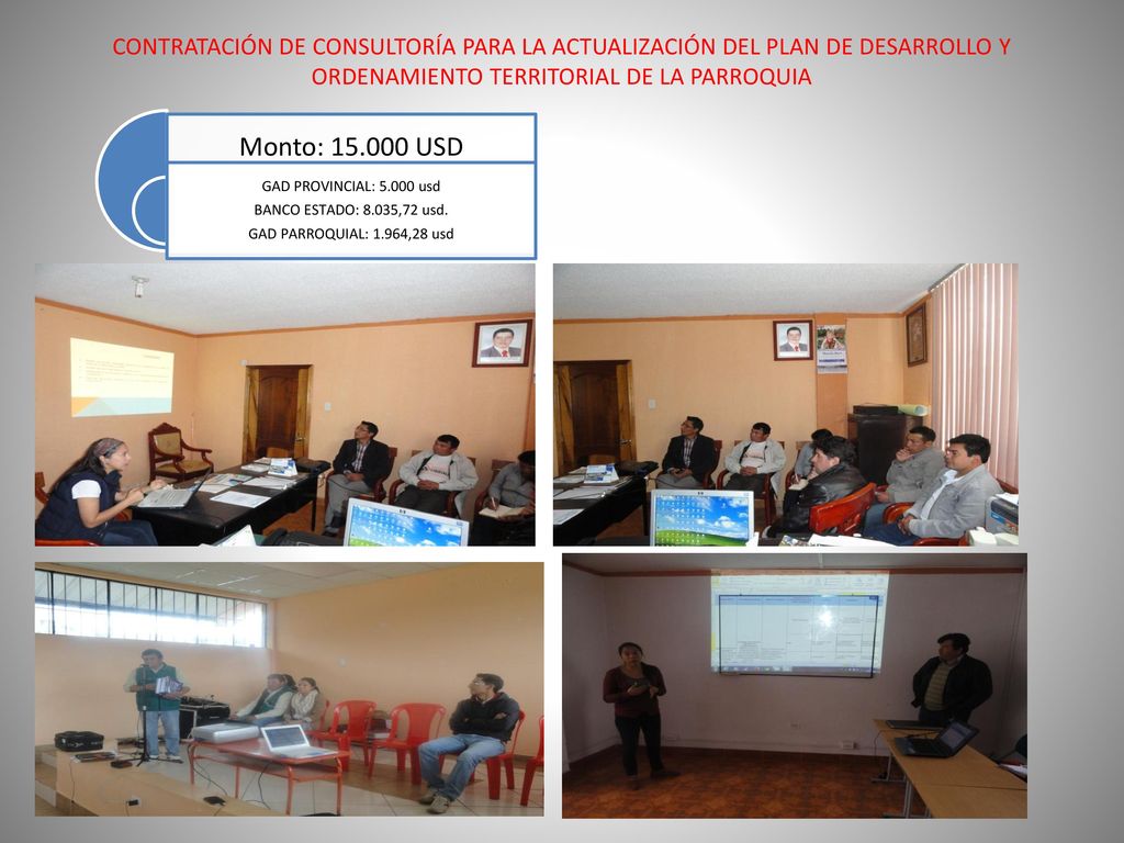 CONTRATACIÓN DE CONSULTORÍA PARA LA ACTUALIZACIÓN DEL PLAN DE DESARROLLO Y ORDENAMIENTO TERRITORIAL DE LA PARROQUIA