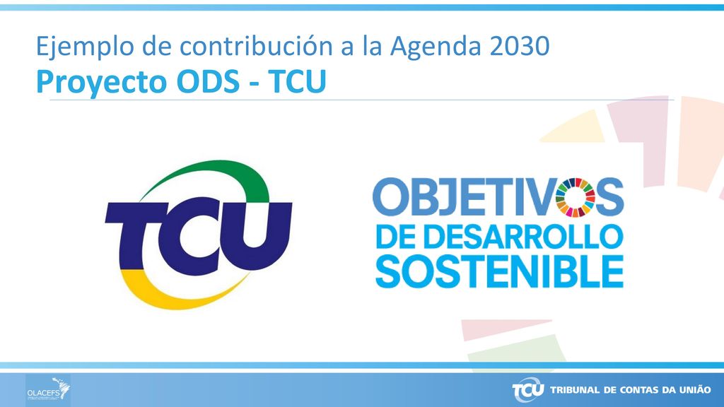 Ejemplo de contribución a la Agenda 2030 Proyecto ODS - TCU