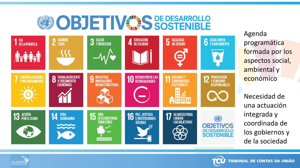 Agenda programática formada por los aspectos social, ambiental y económico