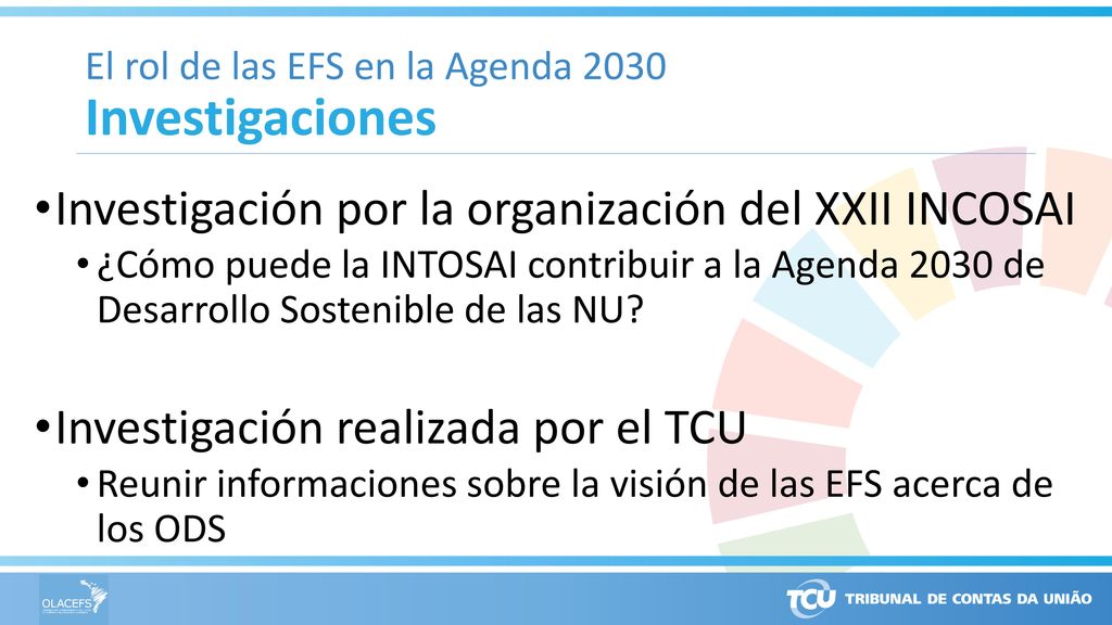 Investigaciones Investigación por la organización del XXII INCOSAI