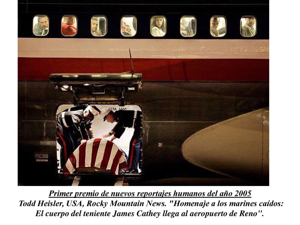 Primer premio de nuevos reportajes humanos del año 2005 Todd Heisler, USA, Rocky Mountain News.