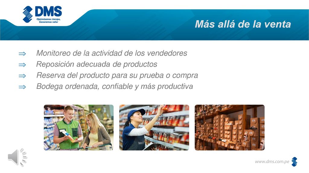 Más allá de la venta Monitoreo de la actividad de los vendedores