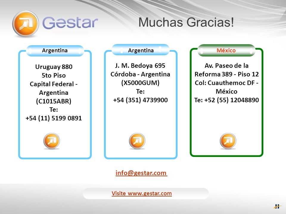 J. M. Bedoya 695 Córdoba - Argentina (X5000GUM) Te: +54 (351)