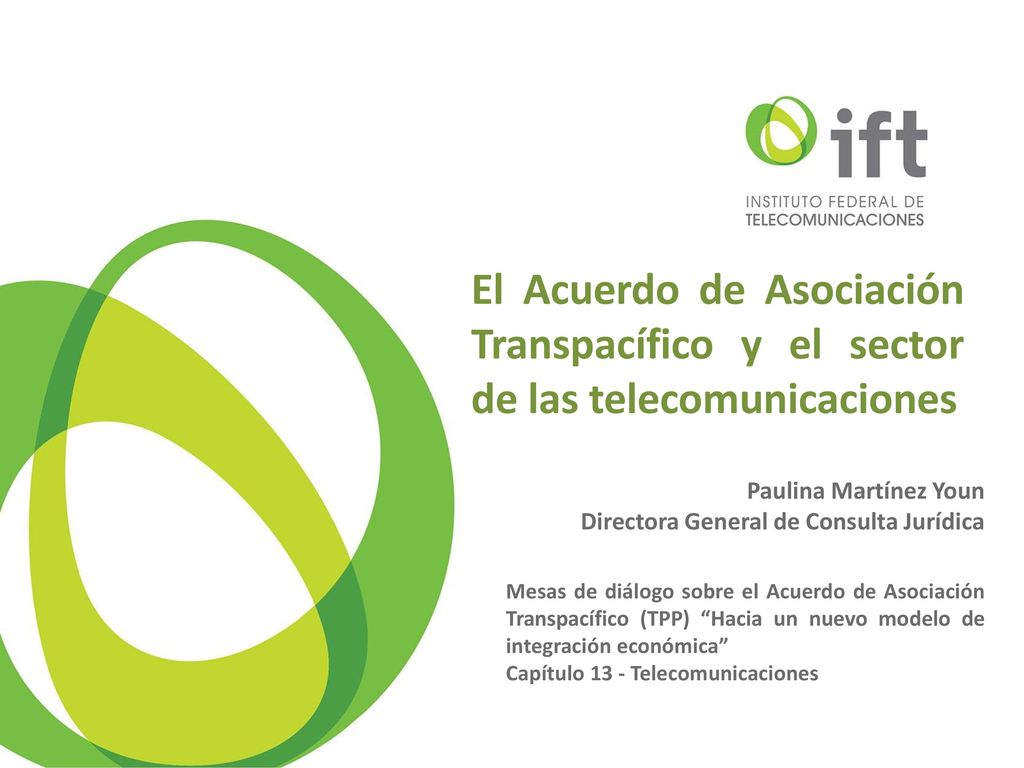 El Acuerdo de Asociación Transpacífico y el sector de las telecomunicaciones