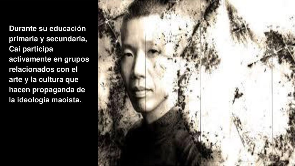 Durante su educación primaria y secundaria, Cai participa activamente en grupos relacionados con el arte y la cultura que hacen propaganda de la ideología maoísta.