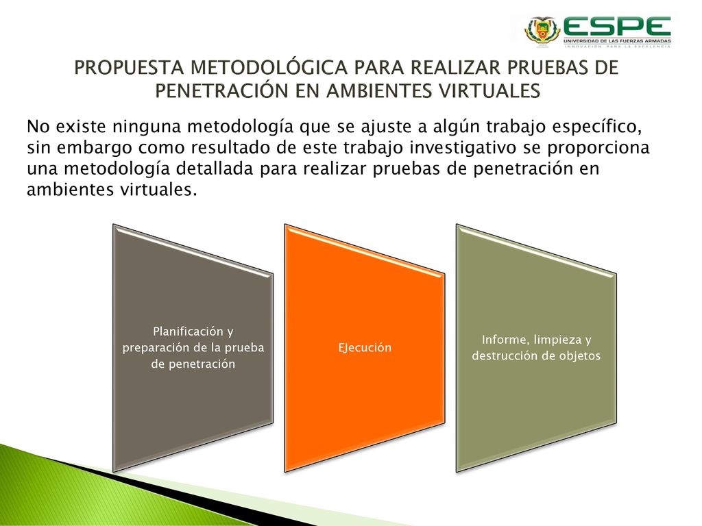 PROPUESTA METODOLÓGICA PARA REALIZAR PRUEBAS DE PENETRACIÓN EN AMBIENTES VIRTUALES