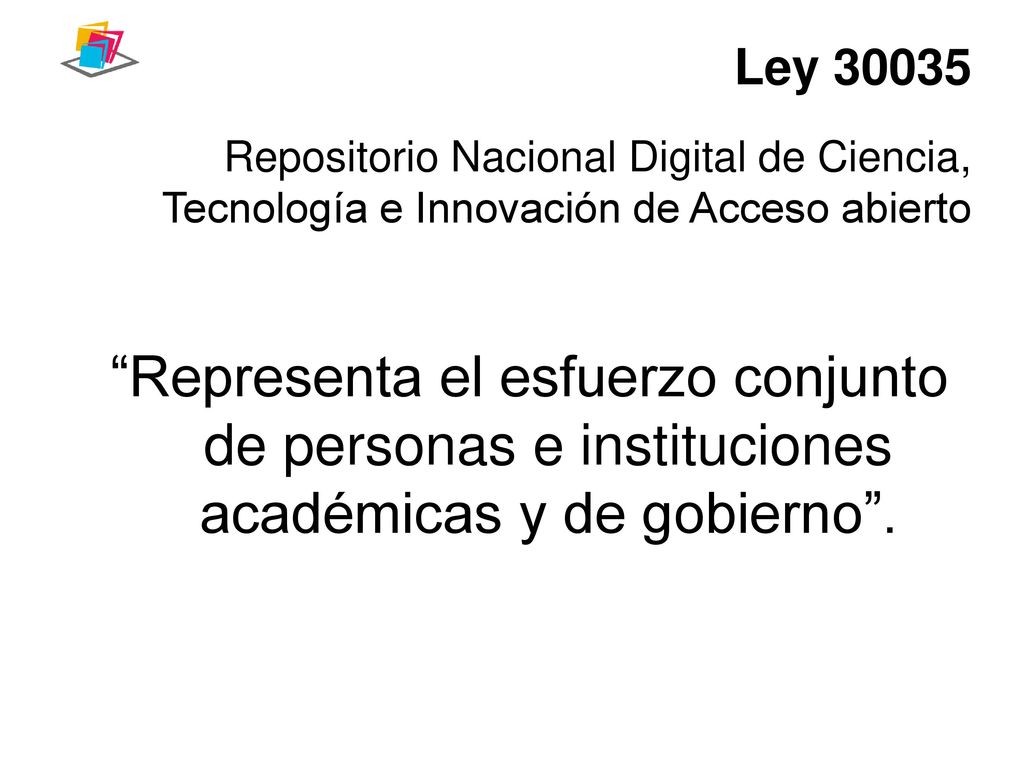 Ley Repositorio Nacional Digital de Ciencia, Tecnología e Innovación de Acceso abierto