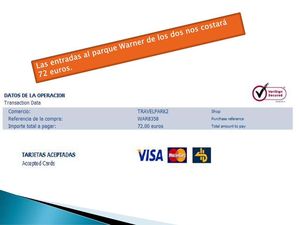 Las entradas al parque Warner de los dos nos costará 72 euros.