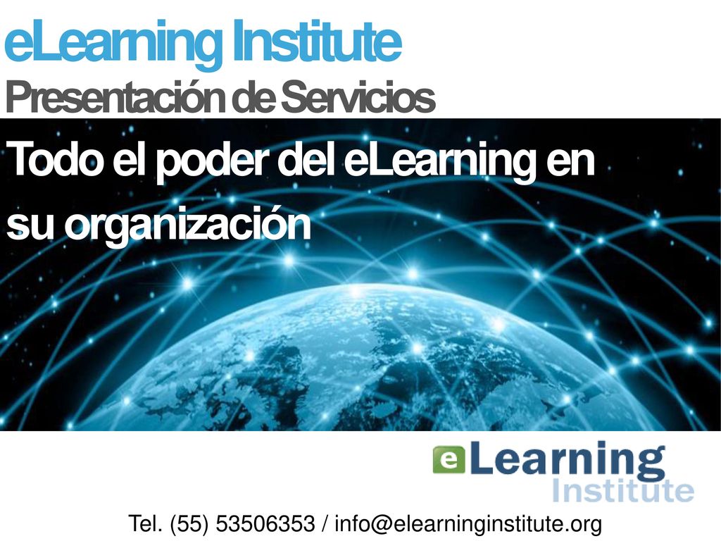 eLearning Institute Todo el poder del eLearning en su organización