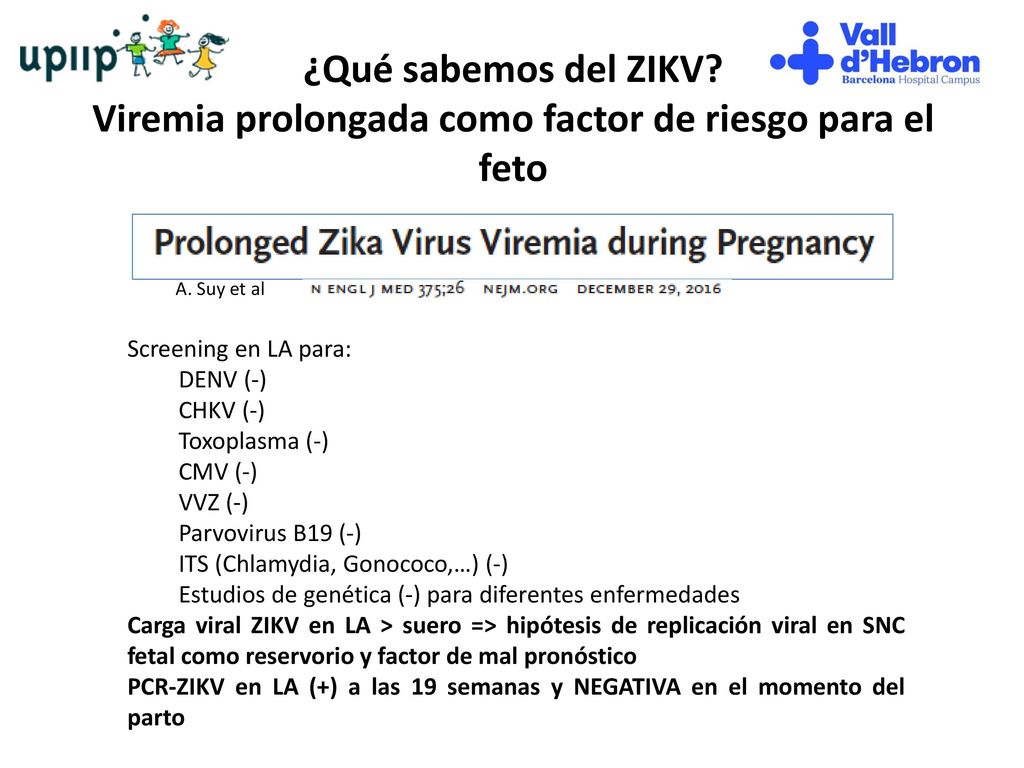 ¿Qué sabemos del ZIKV Viremia prolongada como factor de riesgo para el feto