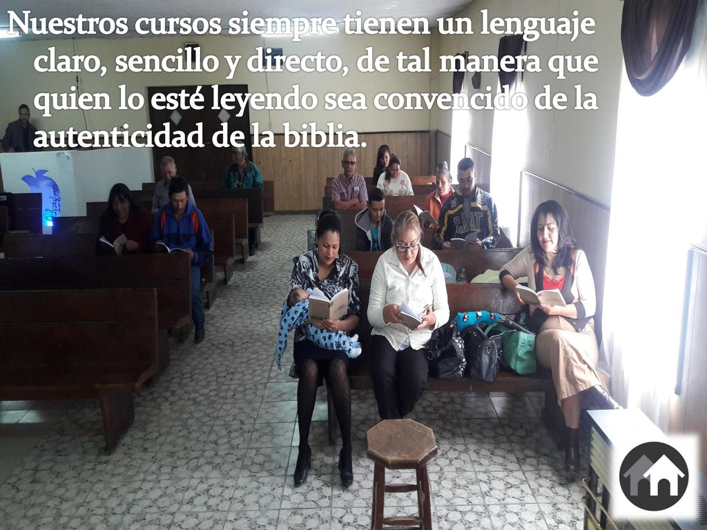 Nuestros cursos siempre tienen un lenguaje claro, sencillo y directo, de tal manera que quien lo esté leyendo sea convencido de la autenticidad de la biblia.