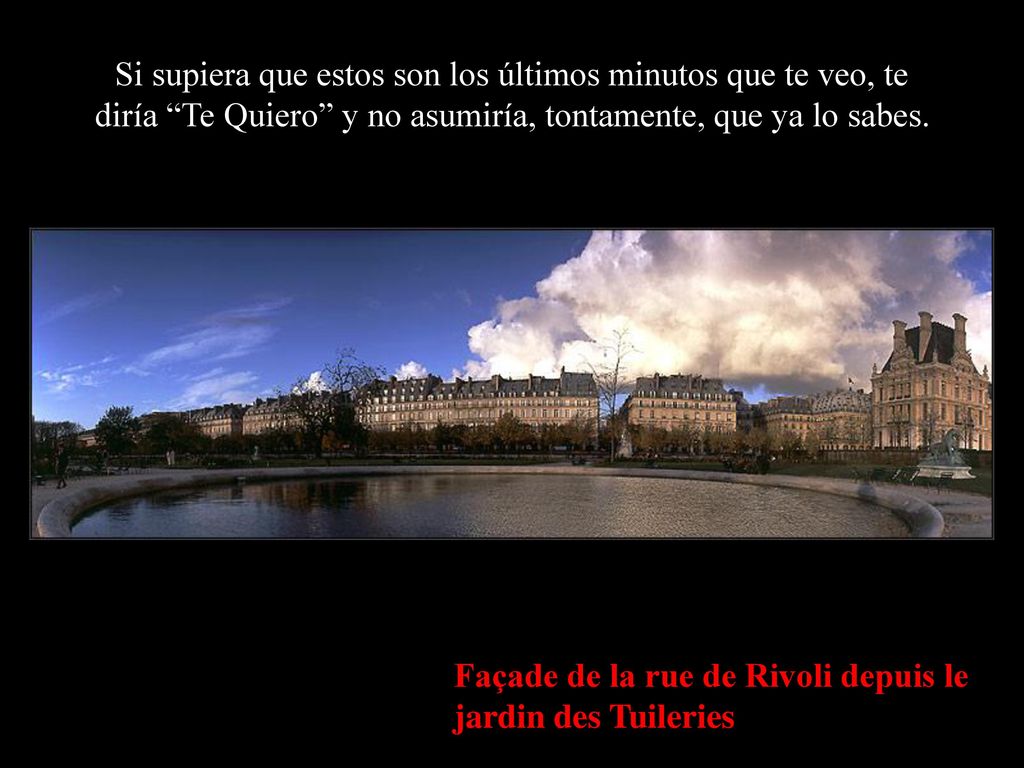 Si supiera que estos son los últimos minutos que te veo, te diría Te Quiero y no asumiría, tontamente, que ya lo sabes.