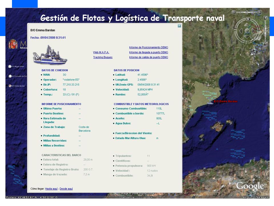 Gestión de Flotas y Logística de Transporte naval