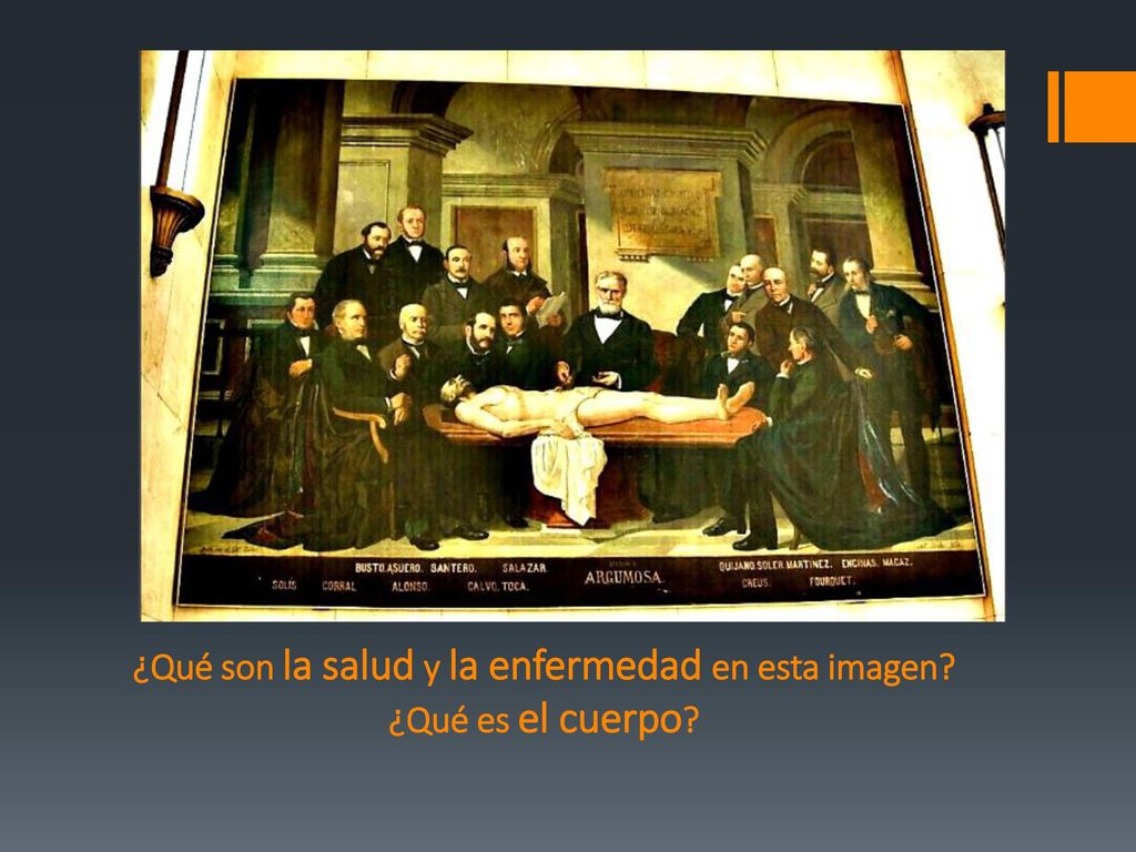 ¿Qué son la salud y la enfermedad en esta imagen