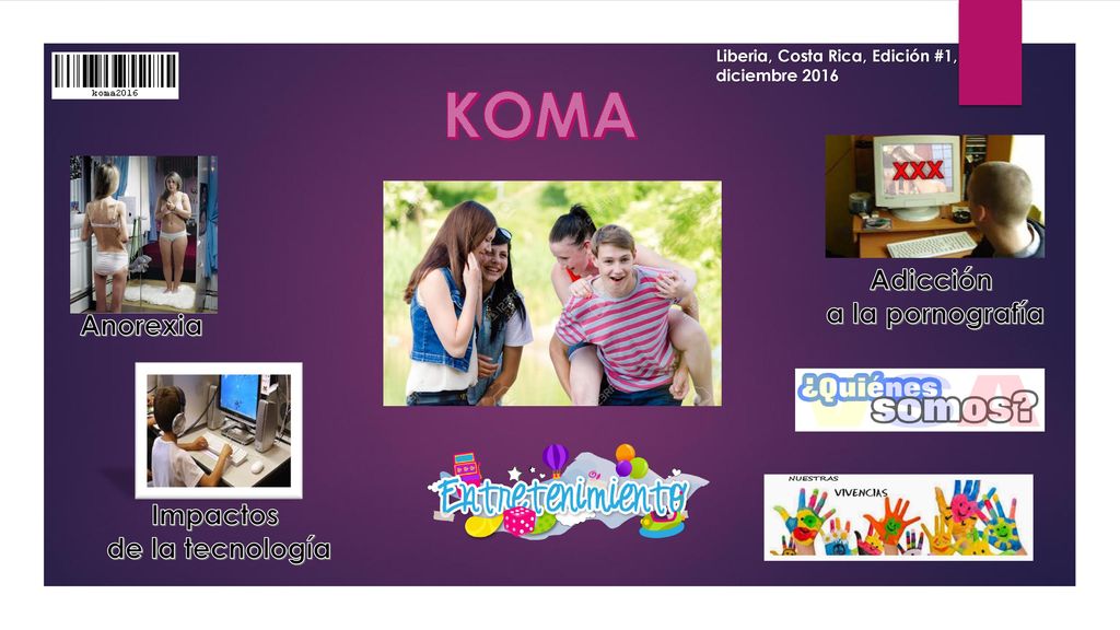 KOMA Adicción a la pornografía Anorexia Impactos de la tecnología