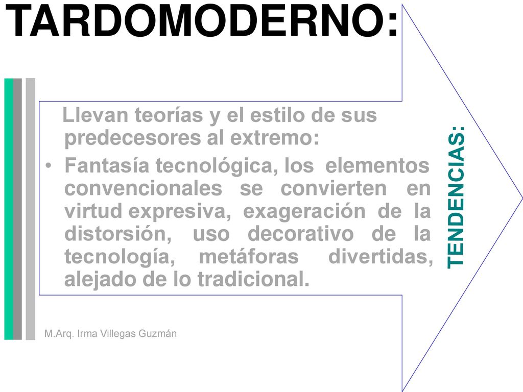 TARDOMODERNO: Llevan teorías y el estilo de sus predecesores al extremo: