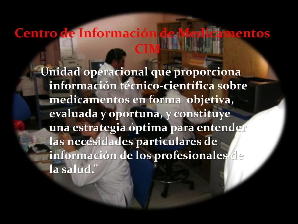 Centro de Información de Medicamentos CIM