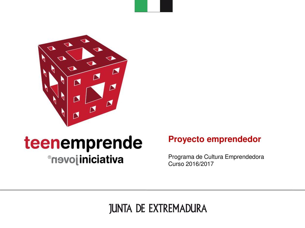 Proyecto emprendedor Programa de Cultura Emprendedora Curso 2016/2017