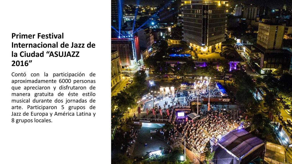 Primer Festival Internacional de Jazz de la Ciudad ASUJAZZ 2016