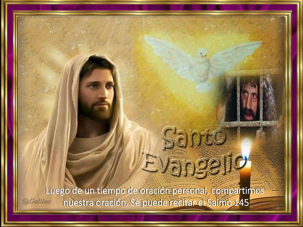Luego de un tiempo de oración personal, compartimos nuestra oración