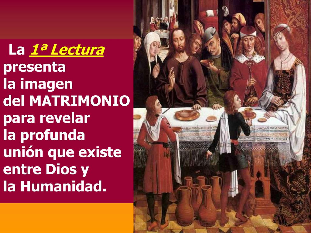para revelar la profunda unión que existe entre Dios y la Humanidad.