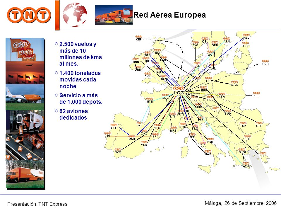 Red Aérea Europea vuelos y más de 10 millones de kms al mes.