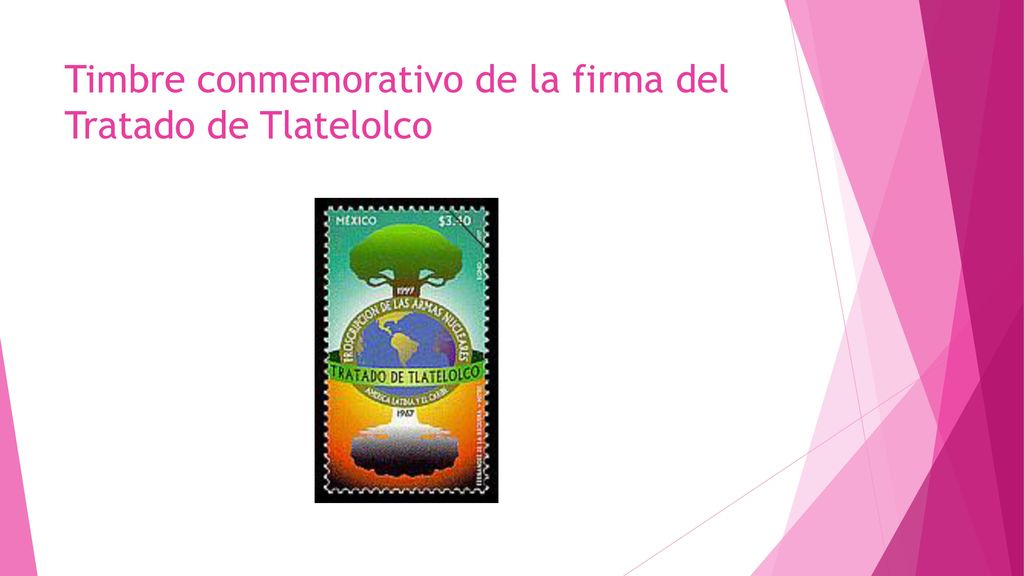 Timbre conmemorativo de la firma del Tratado de Tlatelolco