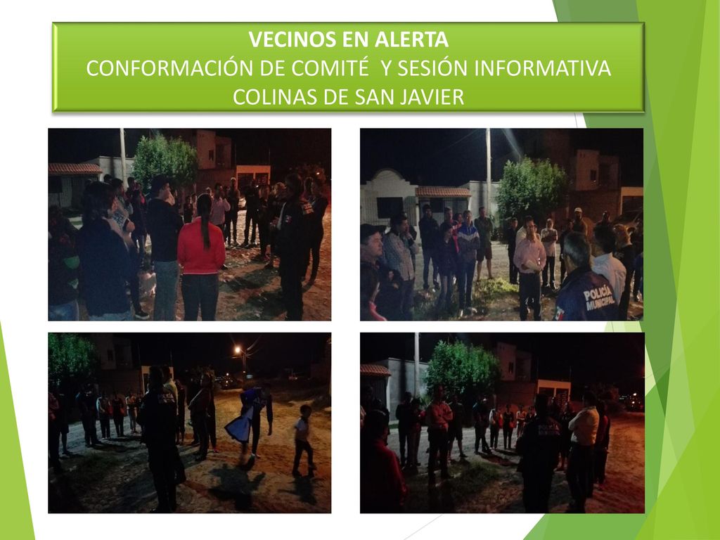 CONFORMACIÓN DE COMITÉ Y SESIÓN INFORMATIVA COLINAS DE SAN JAVIER