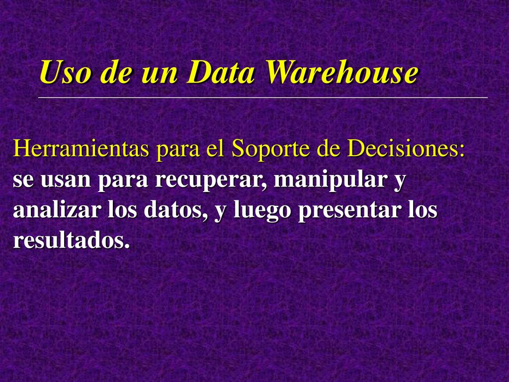 El Cubo de Datos Sucursal Dimensiones del Cubo de Datos