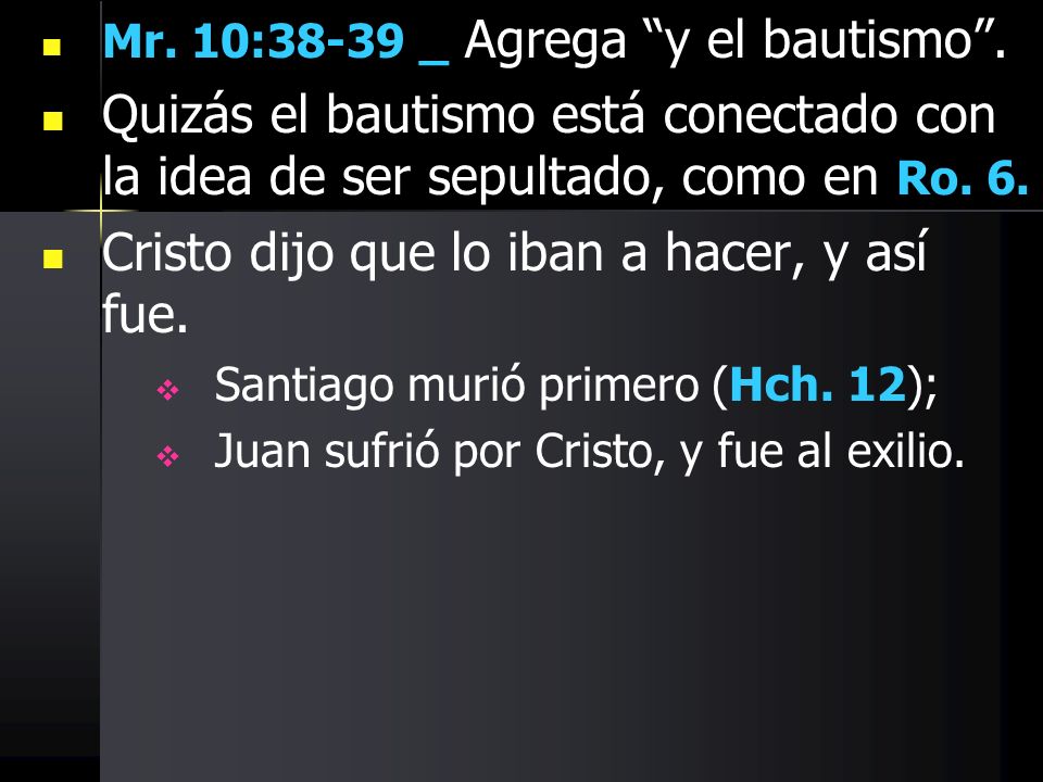 Cristo dijo que lo iban a hacer, y así fue.