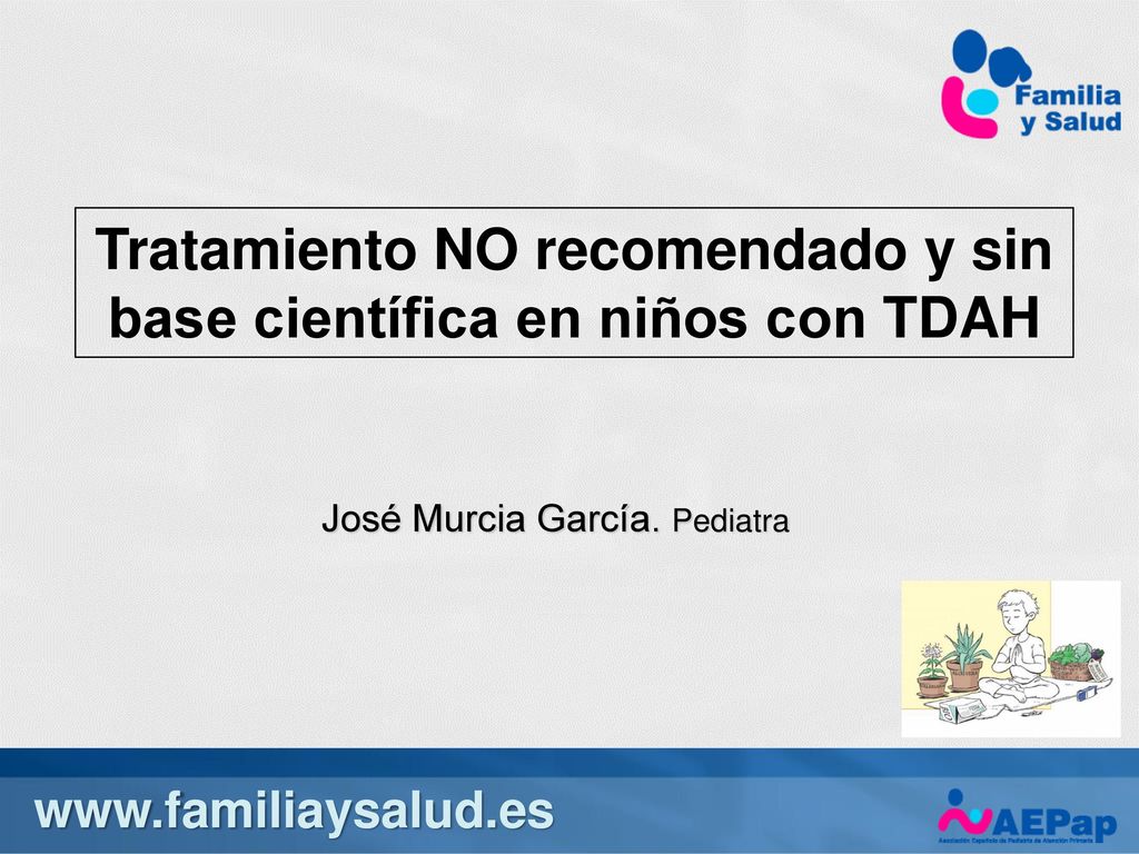 Tratamiento NO recomendado y sin base científica en niños con TDAH