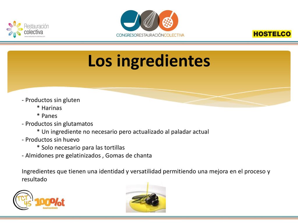 Los ingredientes - Productos sin gluten * Harinas * Panes
