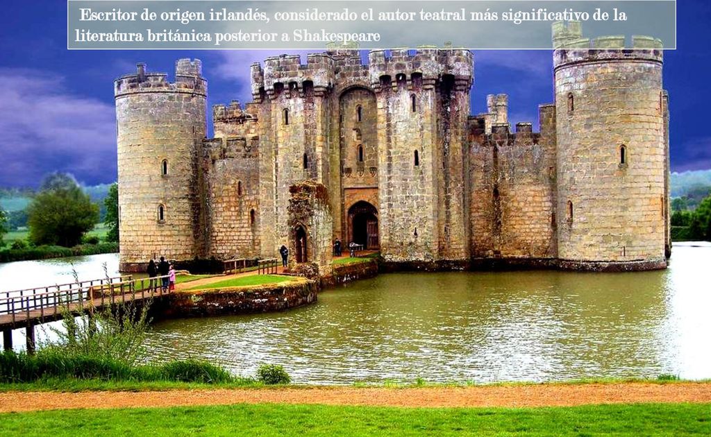 Escritor de origen irlandés, considerado el autor teatral más significativo de la literatura británica posterior a Shakespeare
