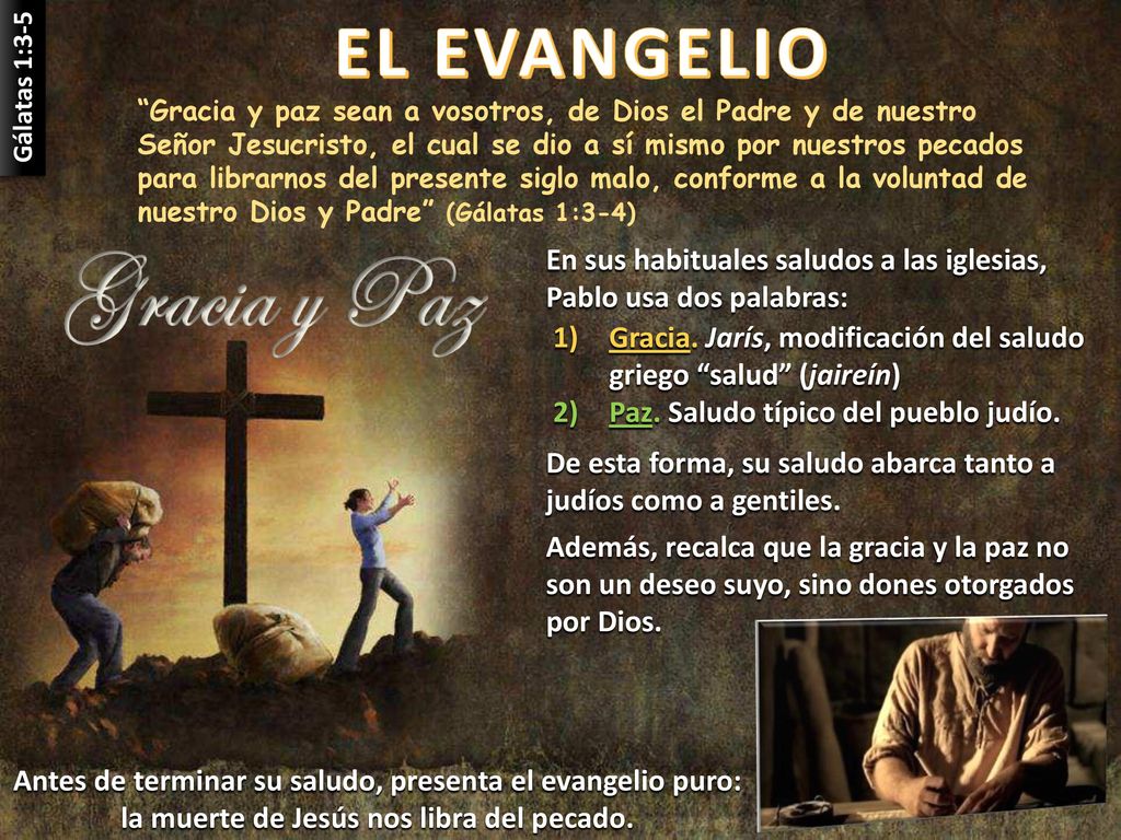 En sus habituales saludos a las iglesias, Pablo usa dos palabras: