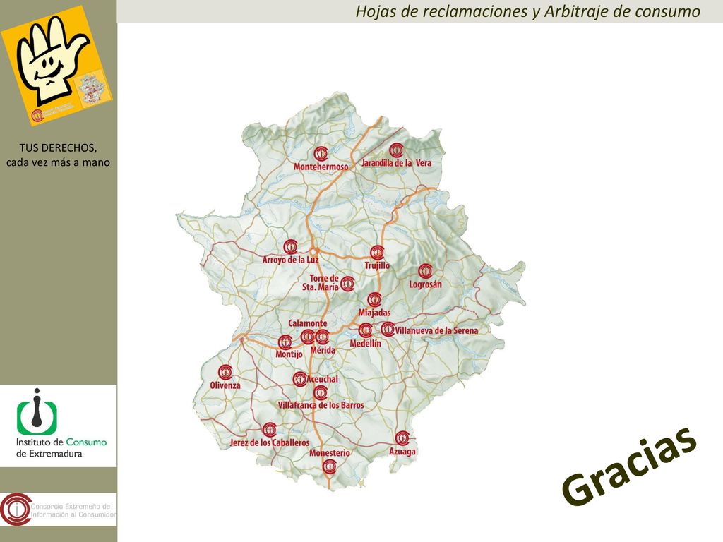 Gracias Hojas de reclamaciones y Arbitraje de consumo TUS DERECHOS,