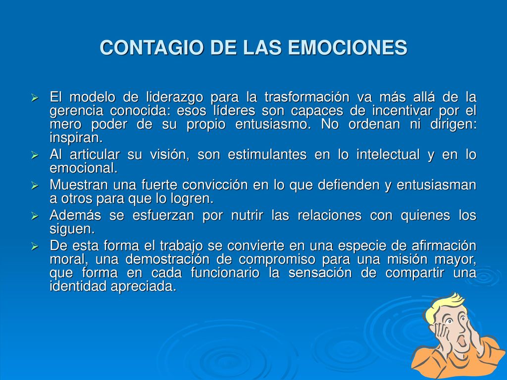 CONTAGIO DE LAS EMOCIONES