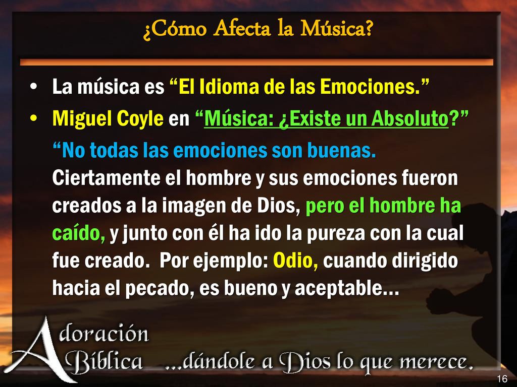 ¿Cómo Afecta la Música La música es El Idioma de las Emociones.