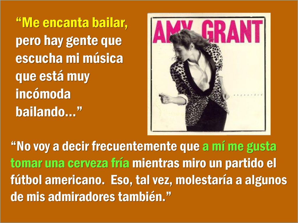 03 - Qué Pasó Con La Música Me encanta bailar, pero hay gente que escucha mi música que está muy incómoda bailando…