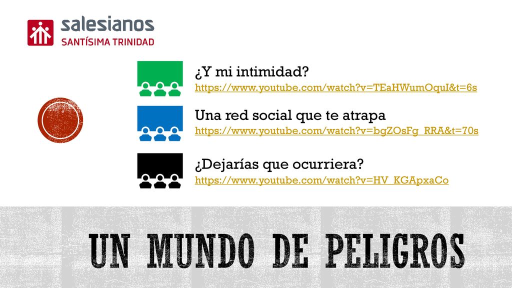 UN MUNDO de peligros ¿Y mi intimidad Una red social que te atrapa