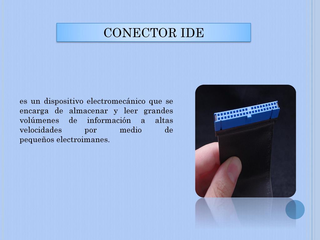 CONECTOR IDE