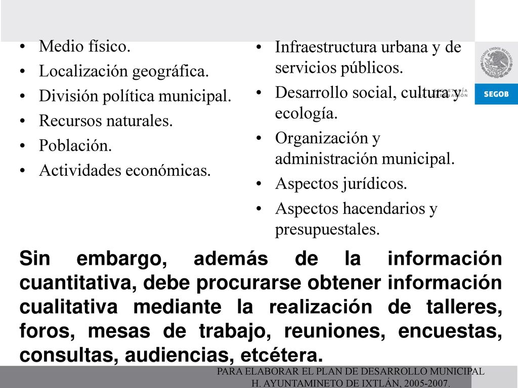 Medio físico. Localización geográfica. División política municipal. Recursos naturales. Población.