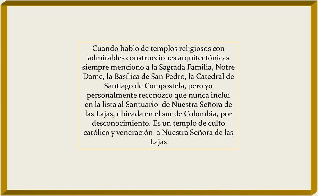 católico y veneración a Nuestra Señora de las Lajas